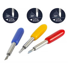 Cuchillas para Plotter 30°, 45° y 60°