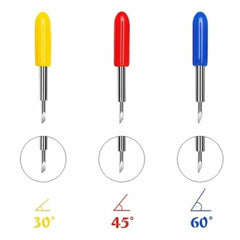 Cuchillas para Plotter 30°, 45° y 60°