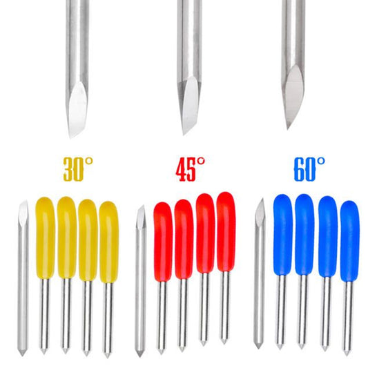 Cuchillas para Plotter 30°, 45° y 60°