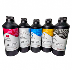 Tinta UV Premium Semirrígida UVINK UM-UVIND para DX5, DX7, XP600,Tx800 i3200 – Botella 1 Litro