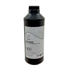 Tinta UV Premium Semirrígida UVINK UM-UVIND para DX5, DX7, XP600,Tx800 i3200 – Botella 1 Litro