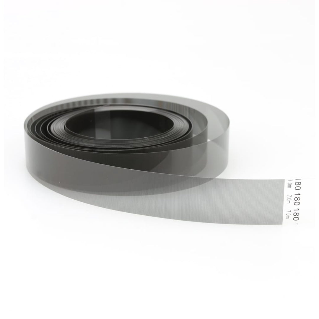 Cinta encoder de 180 cm x 7 mm para plotters con cabezal Epson DX5, XP600, TX800, i3200. Lectura óptica precisa y alta estabilidad. Ideal para mantenimiento y reemplazo técnico.