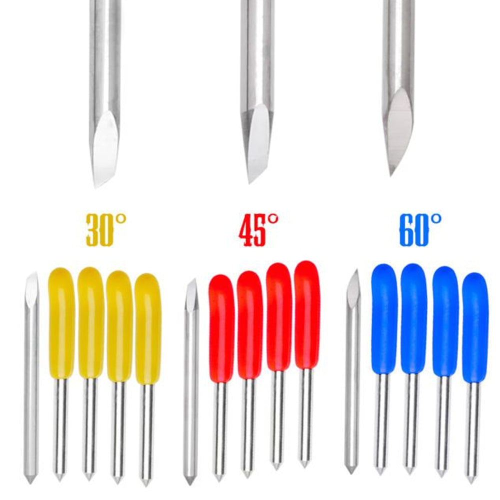 Cuchillas para Plotter 30°, 45° y 60°