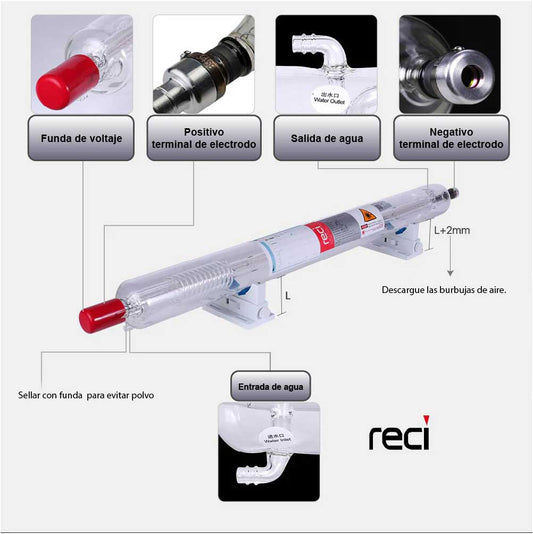 tubo láser CO2